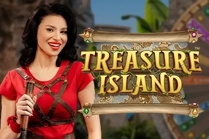 Treasure Island live dealer table at Robocat casino